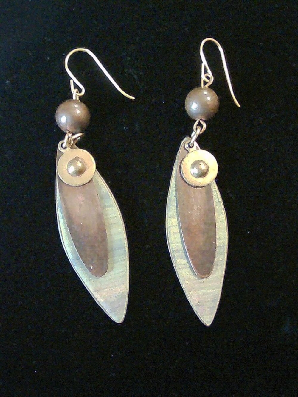 1979 Berébl (Edgar Berebi) Gold Tone Vintage Earrings
